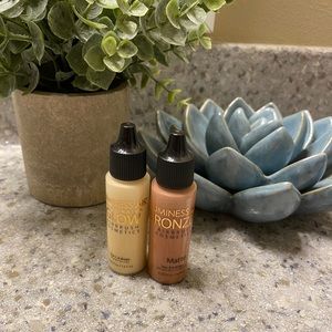 Luminess glow and bronzer contour set